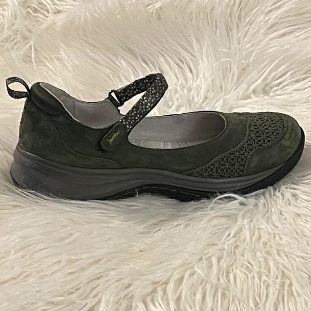 Jambu Cornflower Mary Janes in Olive size 8 - New in Box